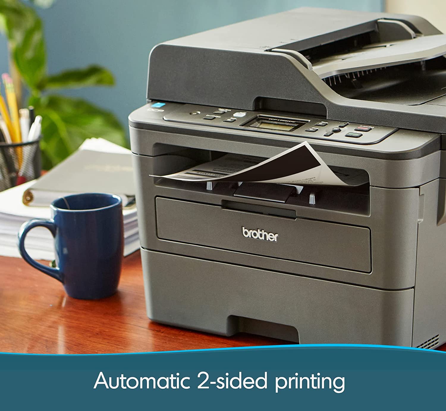 Brother Monochrome Laser Printer, Compact Multifunction Printer and Copier, DCPL2550DW, Refresh Subscription and  Dash Replenishment Ready, Black - Image 8